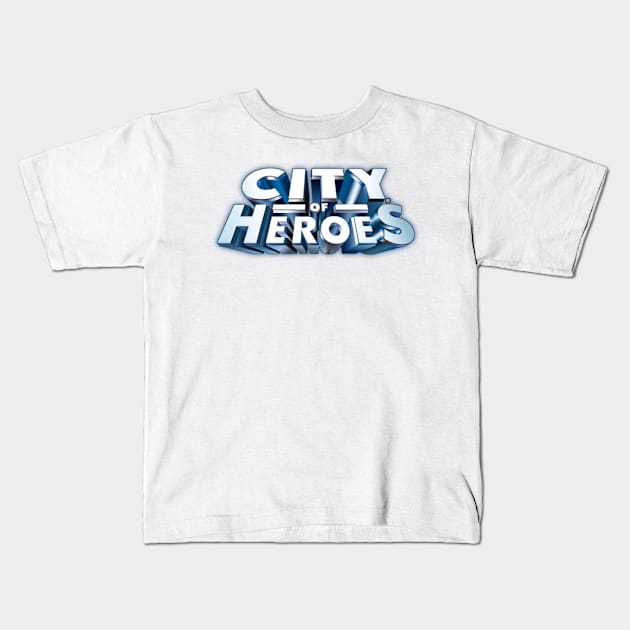 City of Heroes Kids T-Shirt by DankSpaghetti